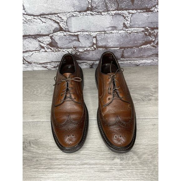 O\'Sullivan Wingtip Brogue Brown Leather Oxfords Dress Shoes Men’s Sz 6D US/39EU main image 5